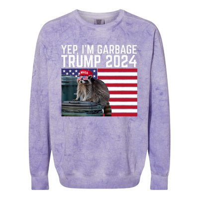 Trump’S Supporters Are Garbage Anti Biden Sarcastic Trump Colorblast Crewneck Sweatshirt