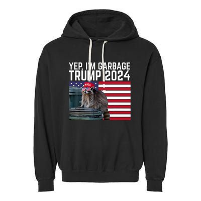 Trump’S Supporters Are Garbage Anti Biden Sarcastic Trump Garment-Dyed Fleece Hoodie