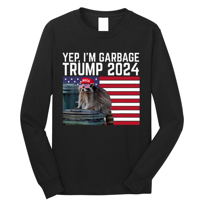 Trump’S Supporters Are Garbage Anti Biden Sarcastic Trump Long Sleeve Shirt