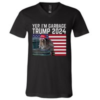 Trump’S Supporters Are Garbage Anti Biden Sarcastic Trump V-Neck T-Shirt