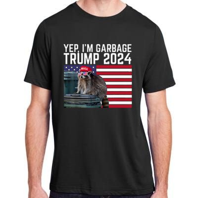 Trump’S Supporters Are Garbage Anti Biden Sarcastic Trump Adult ChromaSoft Performance T-Shirt