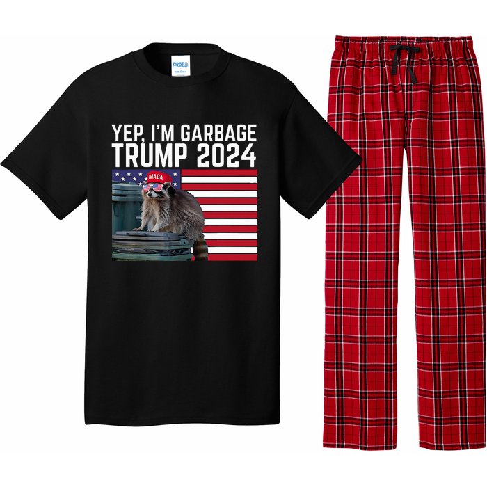 Trump’S Supporters Are Garbage Anti Biden Sarcastic Trump Pajama Set