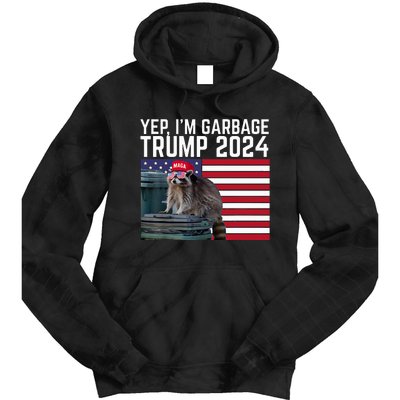 Trump’S Supporters Are Garbage Anti Biden Sarcastic Trump Tie Dye Hoodie