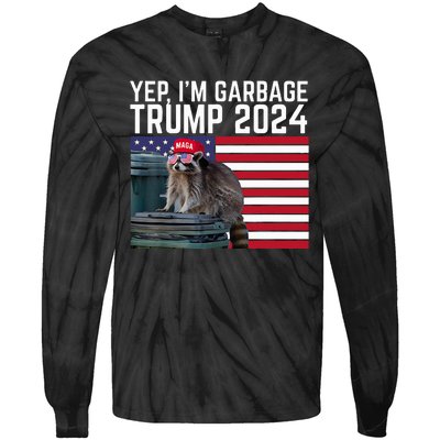 Trump’S Supporters Are Garbage Anti Biden Sarcastic Trump Tie-Dye Long Sleeve Shirt