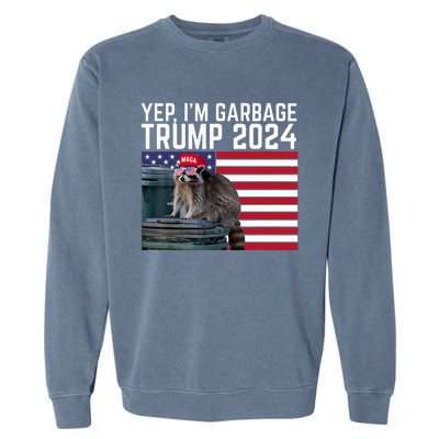 Trump’S Supporters Are Garbage Anti Biden Sarcastic Trump Garment-Dyed Sweatshirt