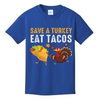 Thanksgiving Save A Turkey Eat Tacos Kids T-Shirt