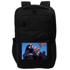 Trump Shot At Rally America Impact Tech Backpack