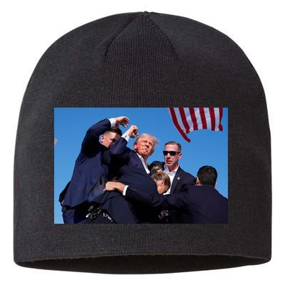 Trump Shot At Rally America Sustainable Beanie