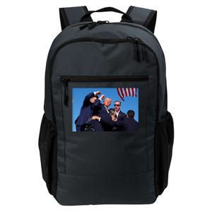 Trump Shot At Rally America Daily Commute Backpack