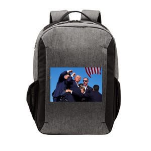 Trump Shot At Rally America Vector Backpack