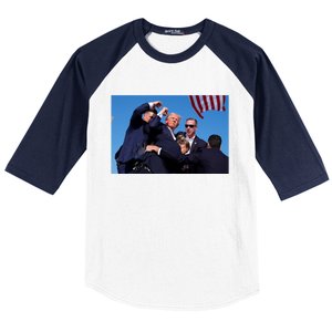 Trump Shot At Rally America Baseball Sleeve Shirt