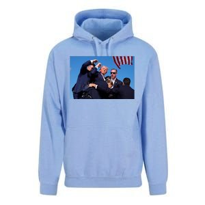 Trump Shot At Rally America Unisex Surf Hoodie