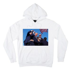 Trump Shot At Rally America Hoodie