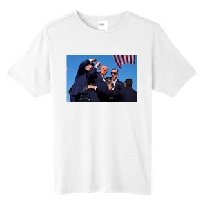 Trump Shot At Rally America Tall Fusion ChromaSoft Performance T-Shirt