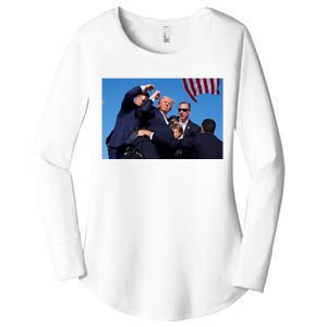 Trump Shot At Rally America Women's Perfect Tri Tunic Long Sleeve Shirt