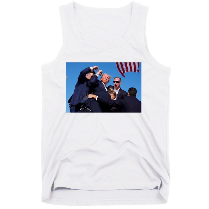 Trump Shot At Rally America Tank Top