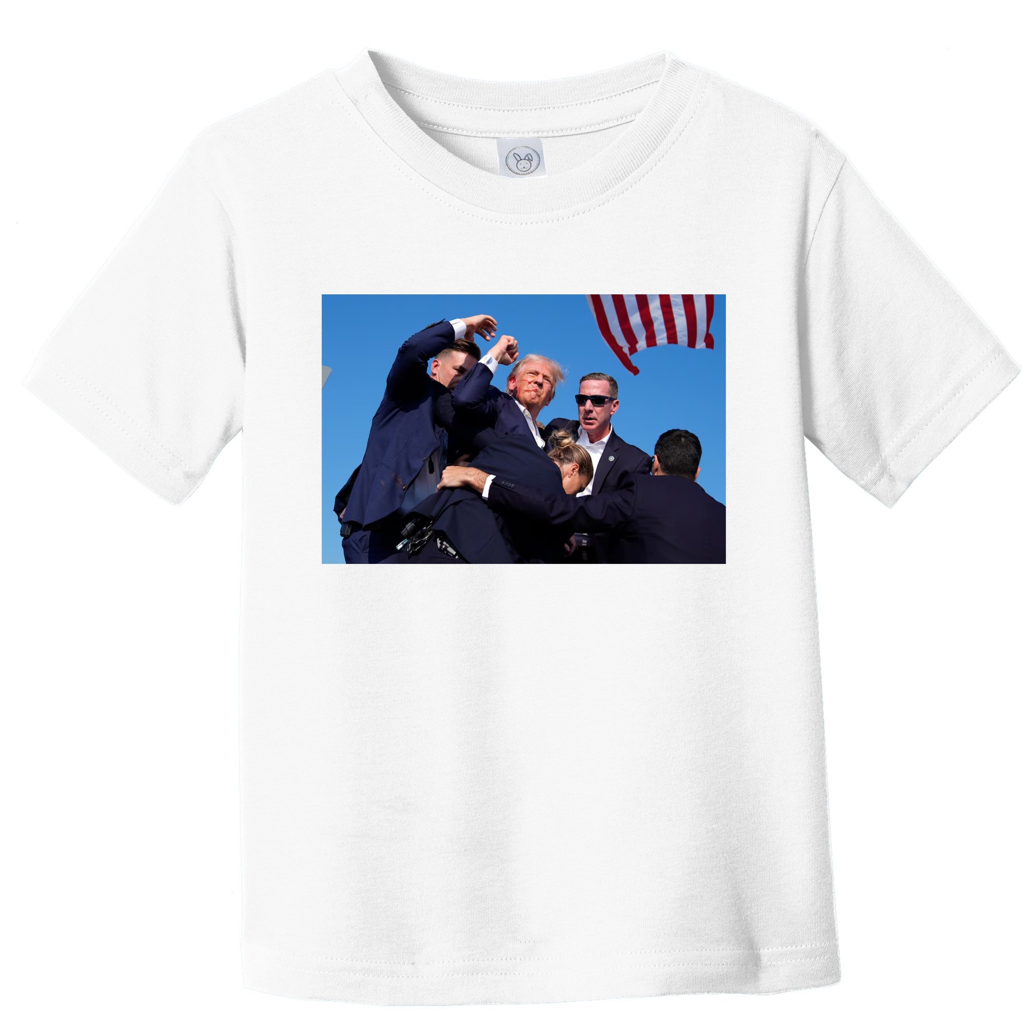 Trump Shot At Rally America Toddler T-Shirt
