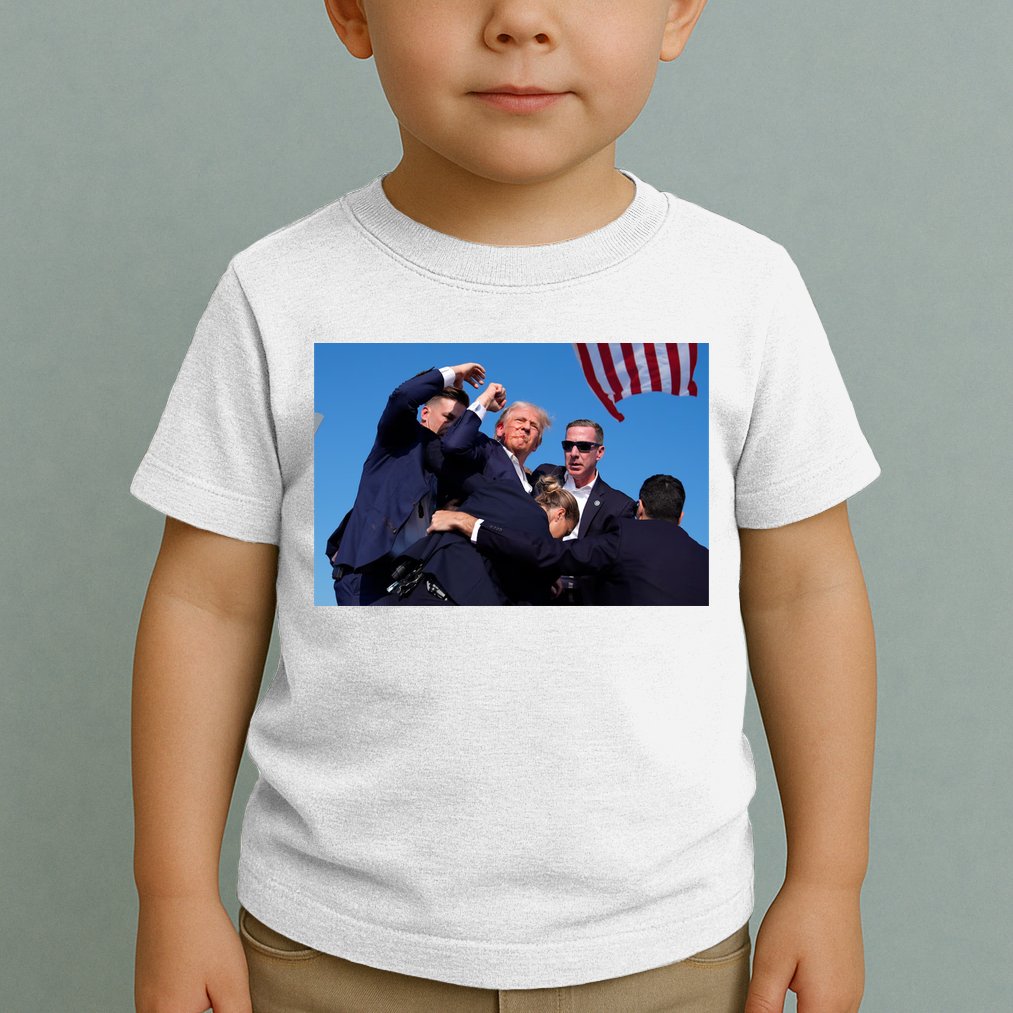 Trump Shot At Rally America Toddler T-Shirt