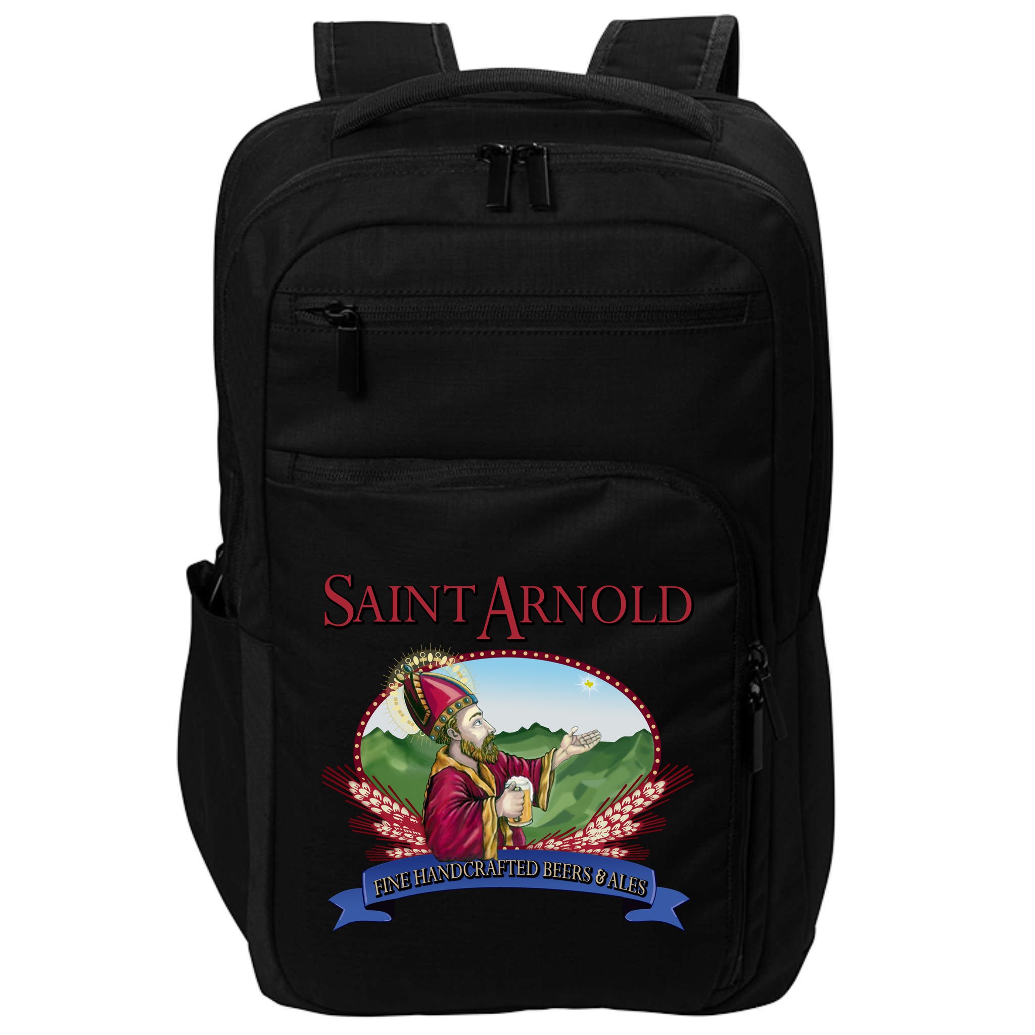 The St Arnold Cool Vector Design Impact Tech Backpack