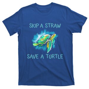 Turtle Skip A Straw Save A Turtle Gift T-Shirt