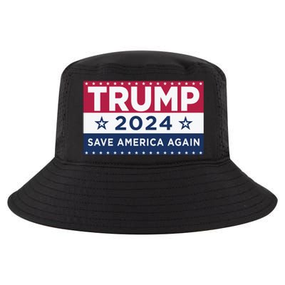 Trump Save America Again 2024 Election Cool Comfort Performance Bucket Hat