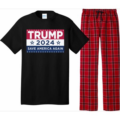 Trump Save America Again 2024 Election Pajama Set