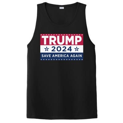 Trump Save America Again 2024 Election PosiCharge Competitor Tank