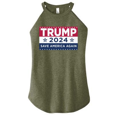 Trump Save America Again 2024 Election Women's Perfect Tri Rocker Tank