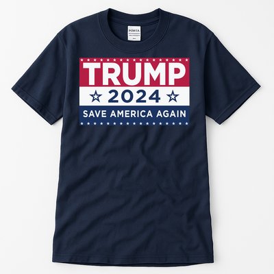 Trump Save America Again 2024 Election Tall T-Shirt