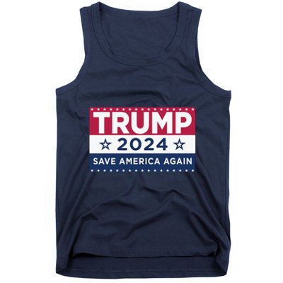 Trump Save America Again 2024 Election Tank Top