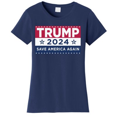 Trump Save America Again 2024 Election Women's T-Shirt