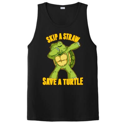 Turtle Skip A Straw Save A Turtle Reptiles Saying Gift Great Gift PosiCharge Competitor Tank