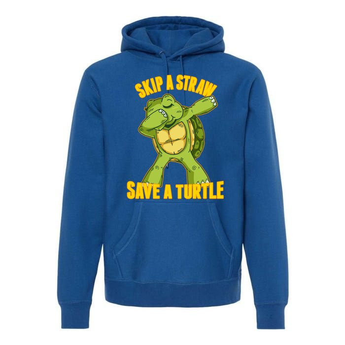 Turtle Skip A Straw Save A Turtle Reptiles Saying Gift Great Gift Premium Hoodie