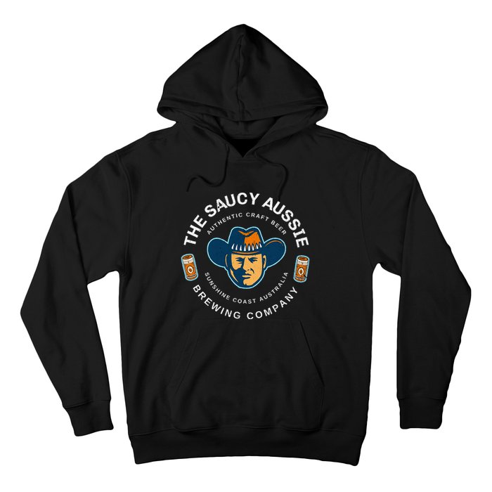 The Saucy Aussie Craft Beer Sunshine Coast Australia Beer Hoodie