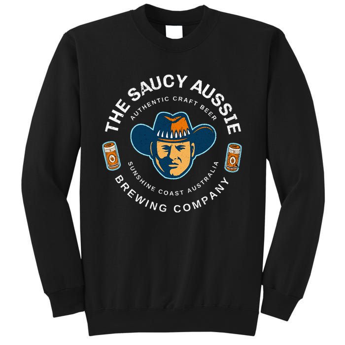 The Saucy Aussie Craft Beer Sunshine Coast Australia Beer Sweatshirt