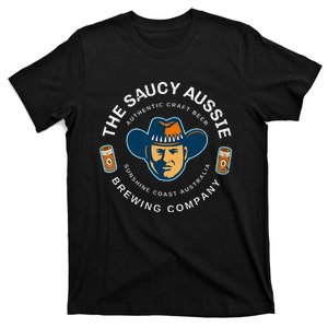 The Saucy Aussie Craft Beer Sunshine Coast Australia Beer T-Shirt