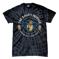 The Saucy Aussie Craft Beer Sunshine Coast Australia Beer Tie-Dye T-Shirt