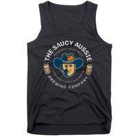 The Saucy Aussie Craft Beer Sunshine Coast Australia Beer Tank Top