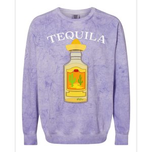 Tequila Salt And Lime Funny Matching Halloween Colorblast Crewneck Sweatshirt