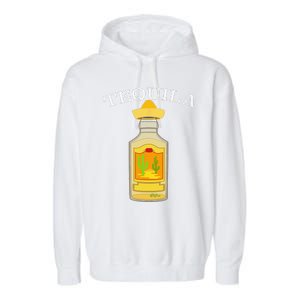 Tequila Salt And Lime Funny Matching Halloween Garment-Dyed Fleece Hoodie