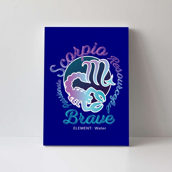 The Scorpio Astrology Symbol Meaningful Gift Canvas