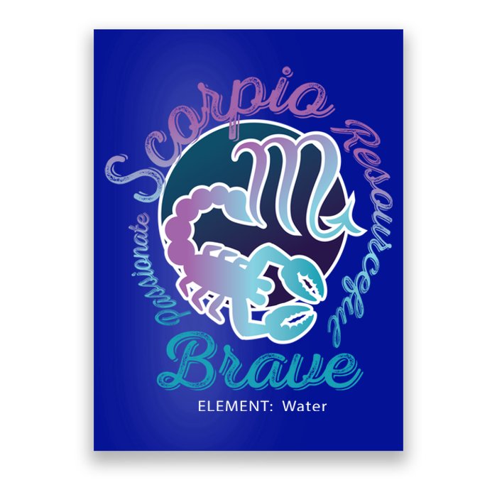 The Scorpio Astrology Symbol Meaningful Gift Poster