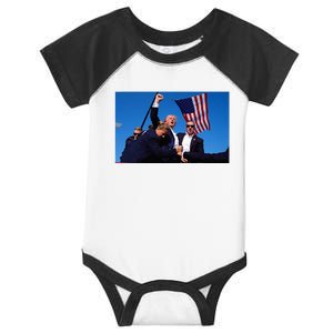 Trump Shooting Assassination Attempt Survival Infant Baby Jersey Bodysuit