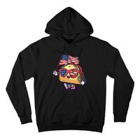 Taco Sunglasses American Flag USA Funny 4th Of July Gifts Hoodie