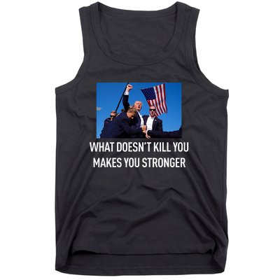 Trump Stronger After The Shooting At His Rally Tank Top