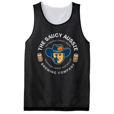 The Saucy Aussie Craft Beer Sunshine Coast Australia Beer Mesh Reversible Basketball Jersey Tank