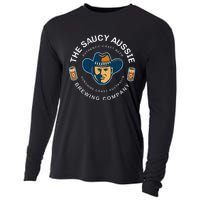 The Saucy Aussie Craft Beer Sunshine Coast Australia Beer Cooling Performance Long Sleeve Crew