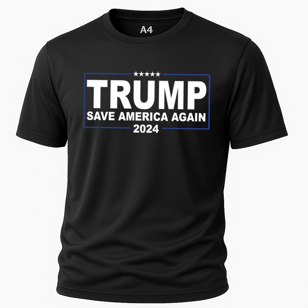 Trump Save America Again 2024 Cooling Performance Crew T-Shirt