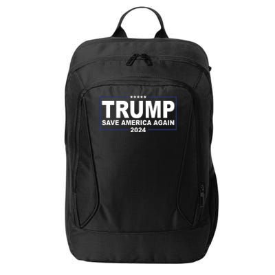 Trump Save America Again 2024 City Backpack