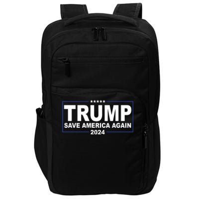 Trump Save America Again 2024 Impact Tech Backpack